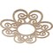 Ekena Millwork Cohen Wood Fretwork Pierced Ceiling Medallion, Red Oak, 36"OD x 12 1/4"ID x 3/8"T CMWP36X36X0375CORO - alternate 2